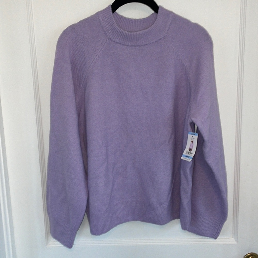 NWT Vince Camuto sweater in azalea. SZ large. - Picture 2 of 5